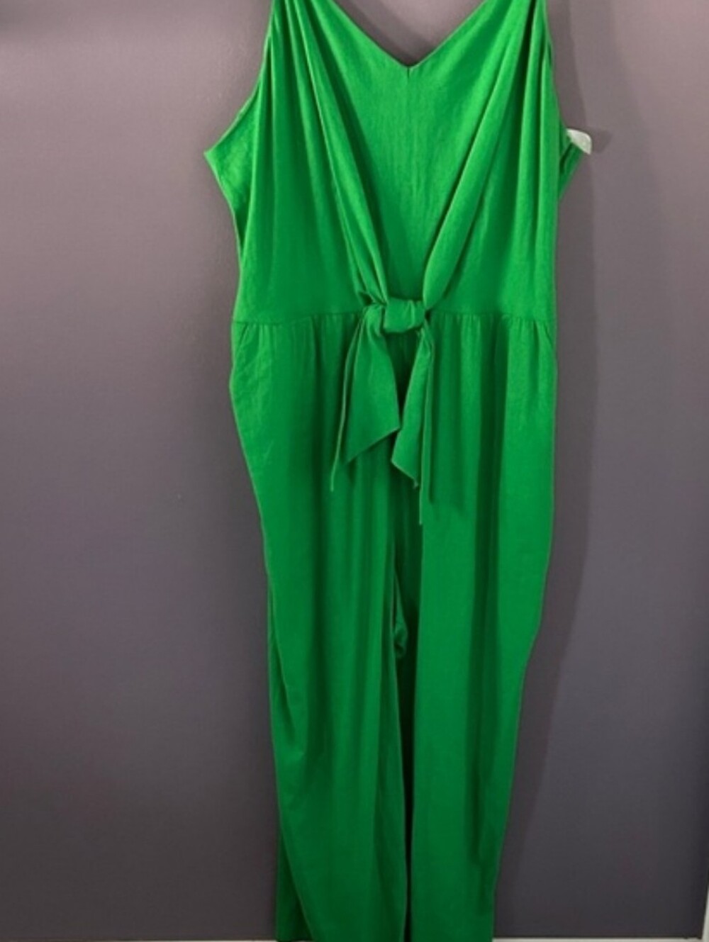 SIMPLY VERA-VERA WANG TIE-FRONT JUMPSUIT - Picture 3 of 6
